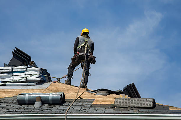 Professional Flat Roof Repair technician working in Cedarville, AR